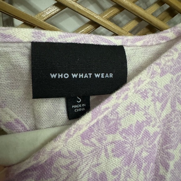 Lilac Floral Who What Wear Dress 💜 (S) - Picture 4 of 4